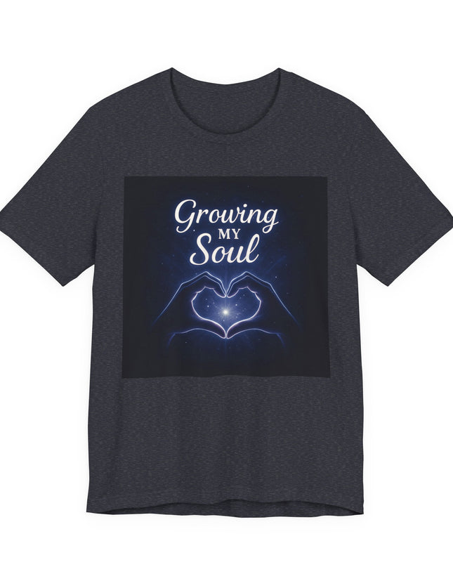 "Growing my soul, blue celestial" Unisex Jersey Short Sleeve Tee