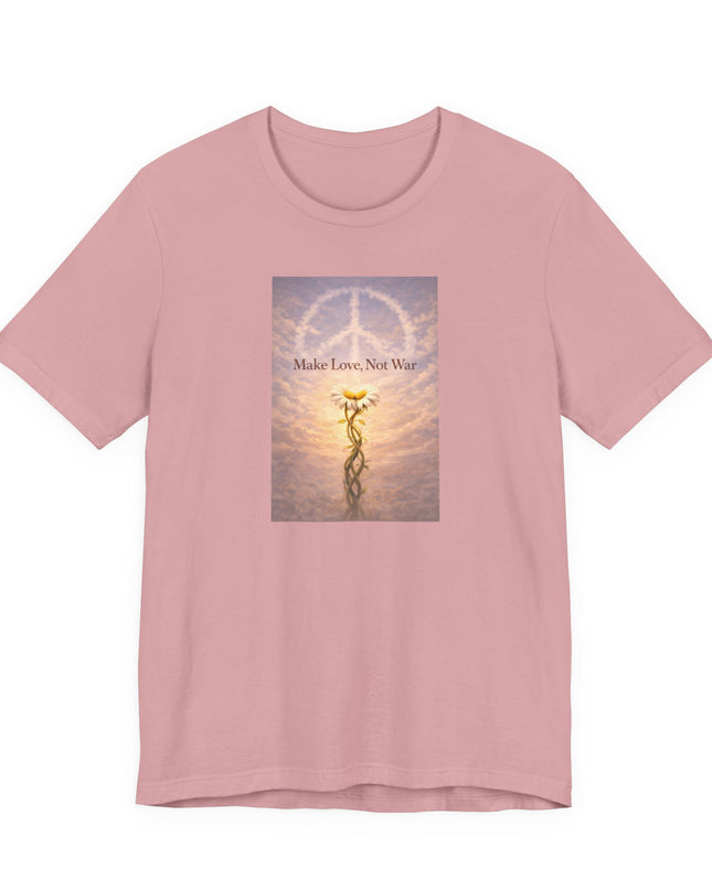 "Make Love Not War" Unisex Jersey Short Sleeve Tee