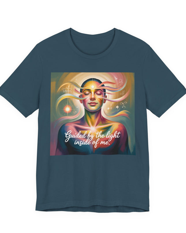 "Guided by the Light Inside of Me" Unisex Jersey Short Sleeve Tee