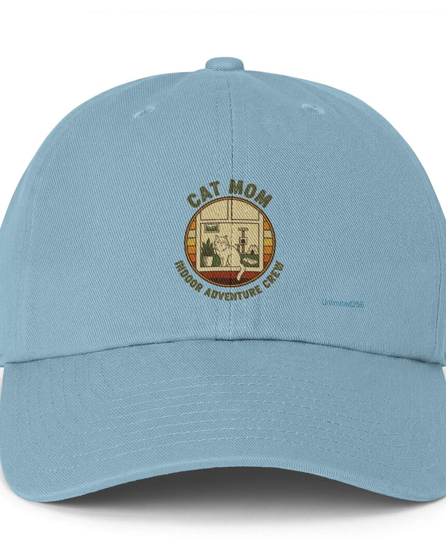 "Cat Mom Adventure Crew" Clean Up Cap