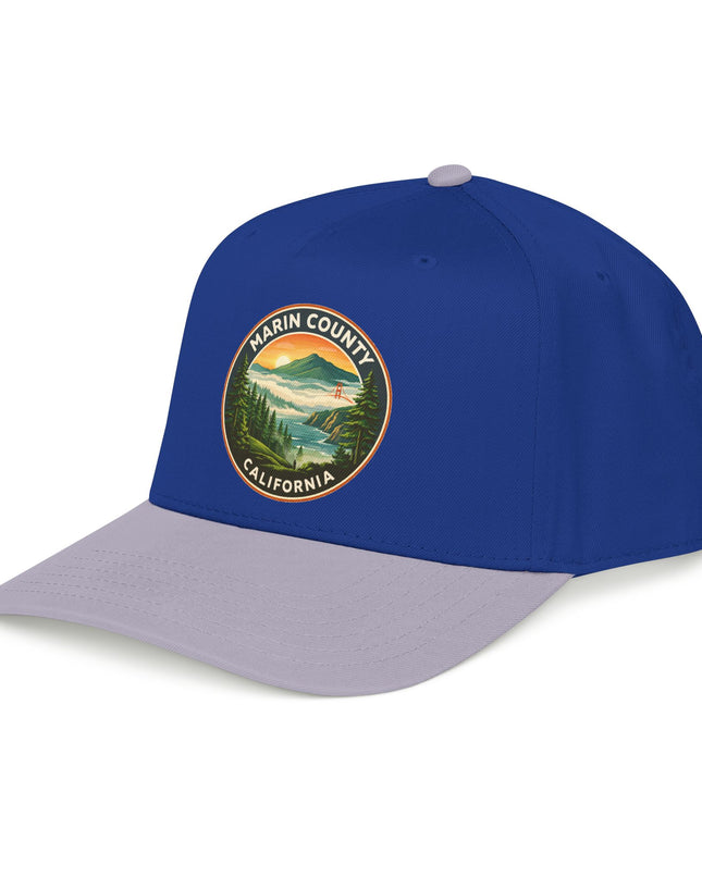 "Marin County, Above the Fog" Mid Profile Baseball Cap