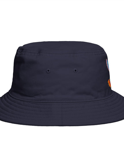 "Hummingbird and Poppies" Bucket Hat