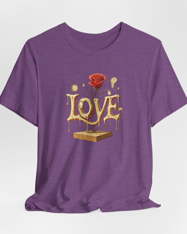 "Love - Salvador Dali Style" Unisex Jersey Short Sleeve Tee