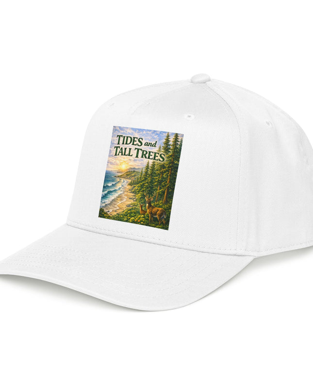 "Tides and Tall Trees" Mid Profile Baseball Cap