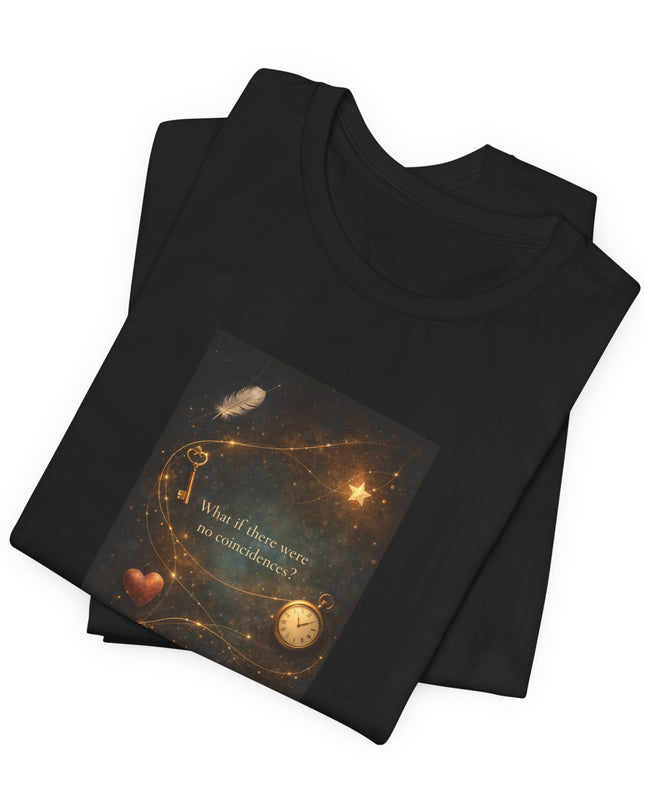 "What If There Were No Coincidences?" Unisex Jersey Short Sleeve Tee