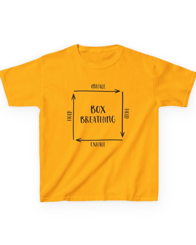 "Box Breathing" Kids Heavy Cotton Tee