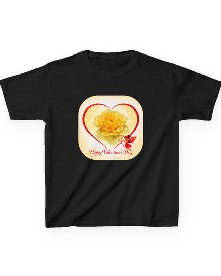 "Happy Valentine's Day" Kids Heavy Cotton Tee