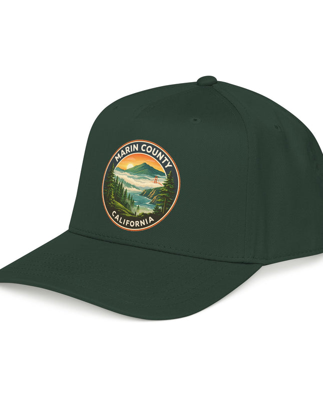 "Marin County, Above the Fog" Mid Profile Baseball Cap