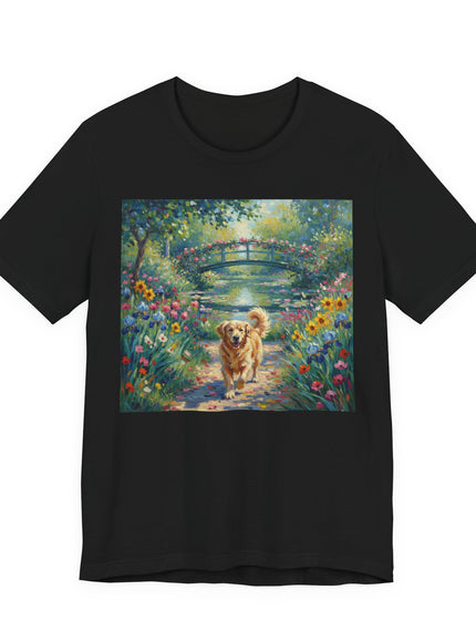 "Dog - Monet style" Unisex Jersey Short Sleeve Tee