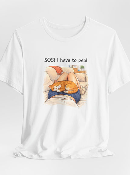 "SOS! I Have to Pee!" Unisex Jersey Short Sleeve Tee