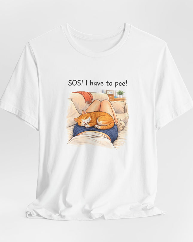 "SOS! I Have to Pee!" Unisex Jersey Short Sleeve Tee
