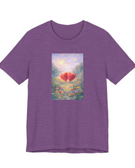 "Valentine's Day - Monet Style" Unisex Jersey Short Sleeve Tee