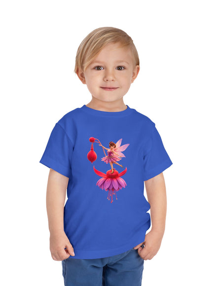 "Fuchsia Fairy" Toddler Short Sleeve Tee