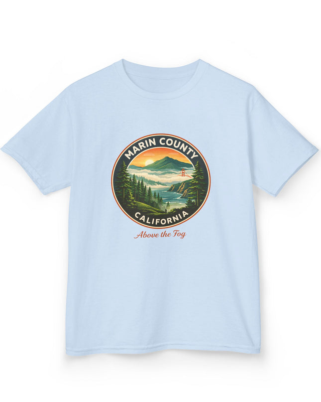 "Marin County, Above the Fog" Kids Heavy Cotton Tee