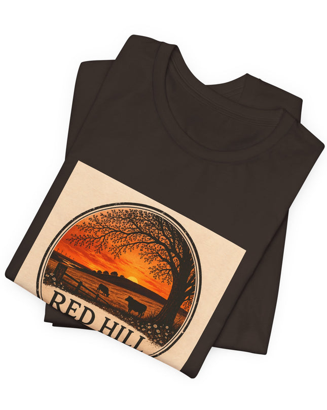 "Red Hill Sunset Farms" Unisex Jersey Short Sleeve Tee