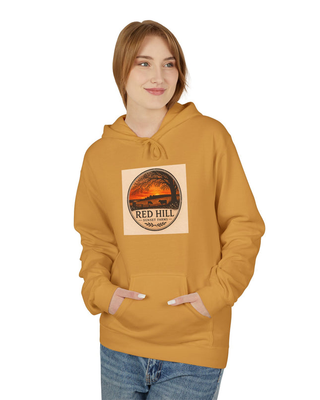 "Red Hill Sunset Farms" Unisex Midweight Softstyle Fleece Hoodie