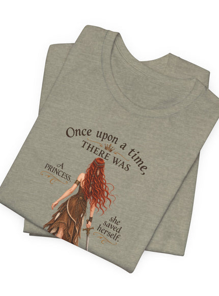 "She Saved Herself V5" Unisex Jersey Short Sleeve Tee