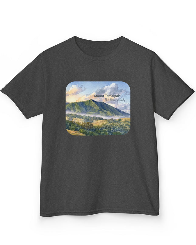 "Mount Tamalpais, the Sleeping Lady" Kids Heavy Cotton Tee
