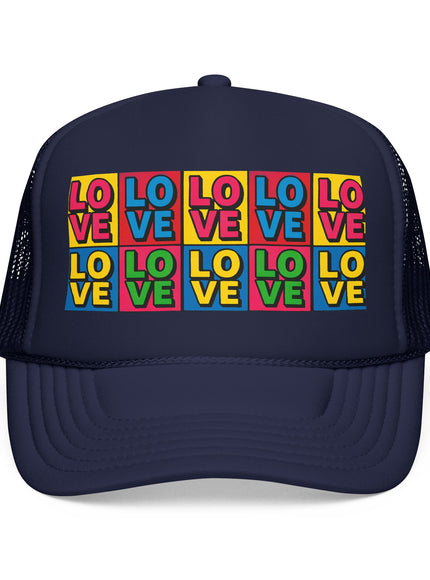 "Andy Warhol LOVE" Foam Trucker Hat
