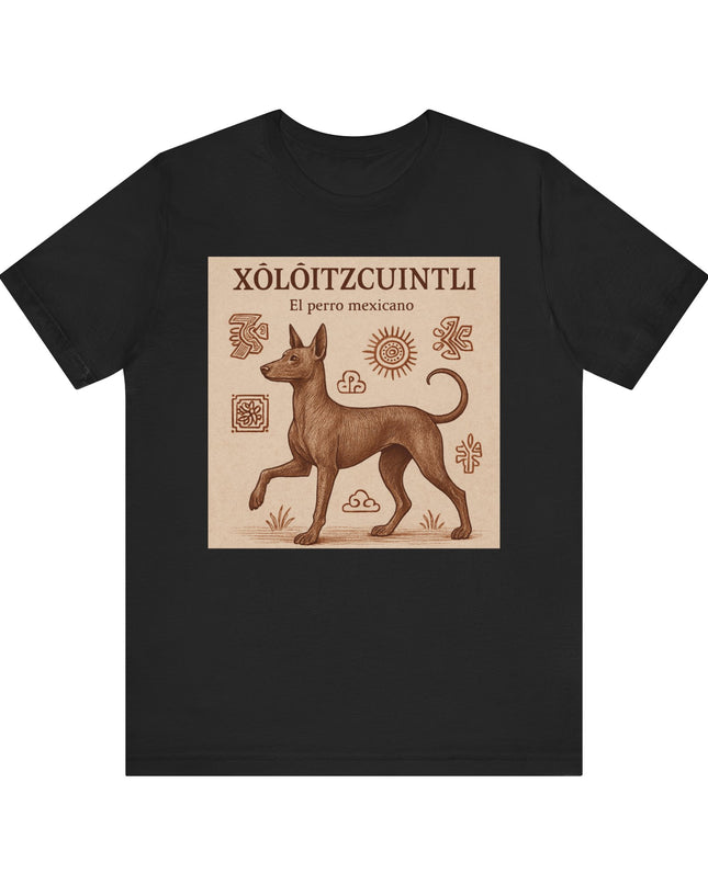 "Xoloitzcuintli - el perro mexicano" Unisex Jersey Short Sleeve Tee