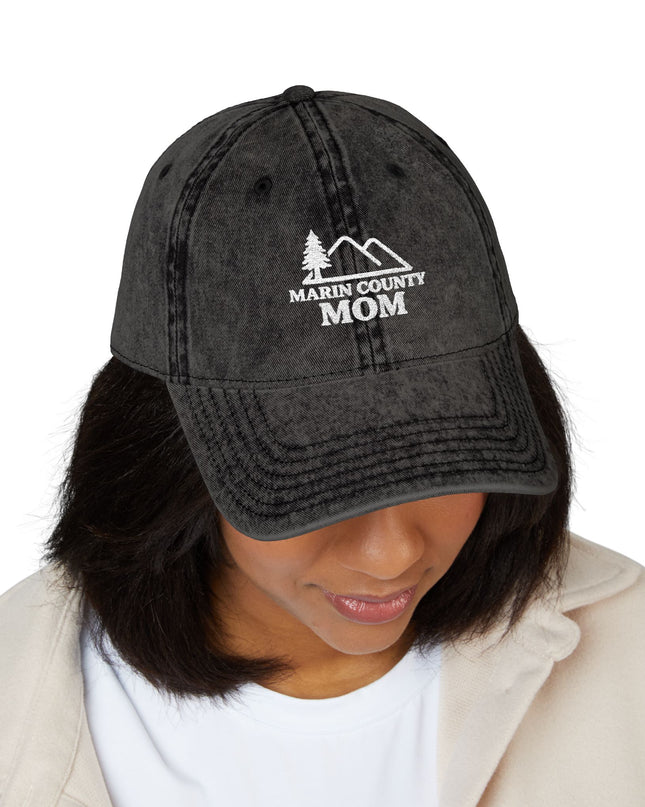 "Marin County Mom" Vintage Cap (Embroidery)