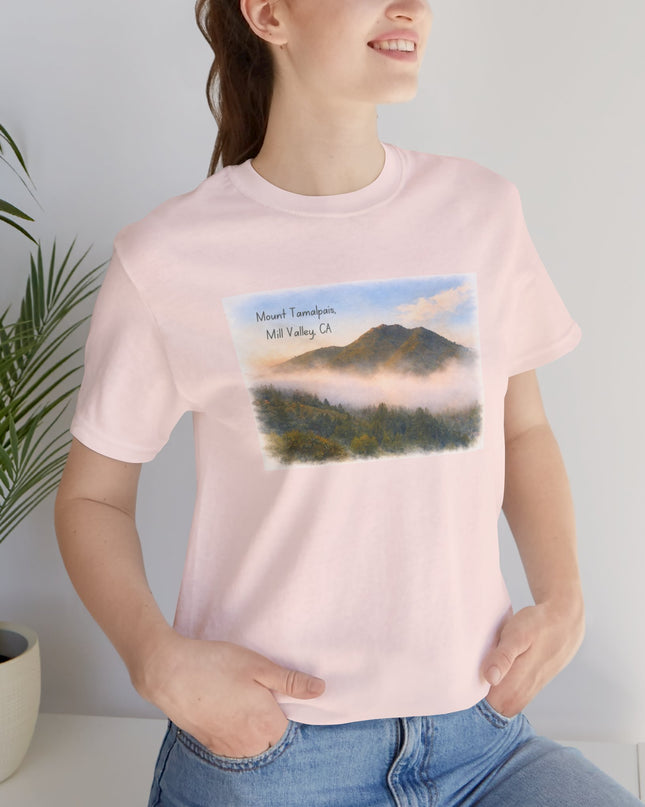 "Mount Tamalpais, Mill Valley, California" Unisex Jersey Short Sleeve Tee