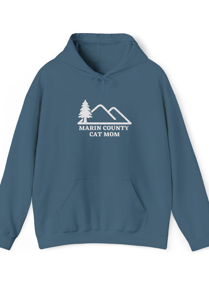 "Marin County Cat Mom" Unisex Heavy Blend Hooded Sweatshirt