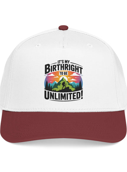 "It's my Birthright to be Unlimited" Mid Profile Baseball Cap