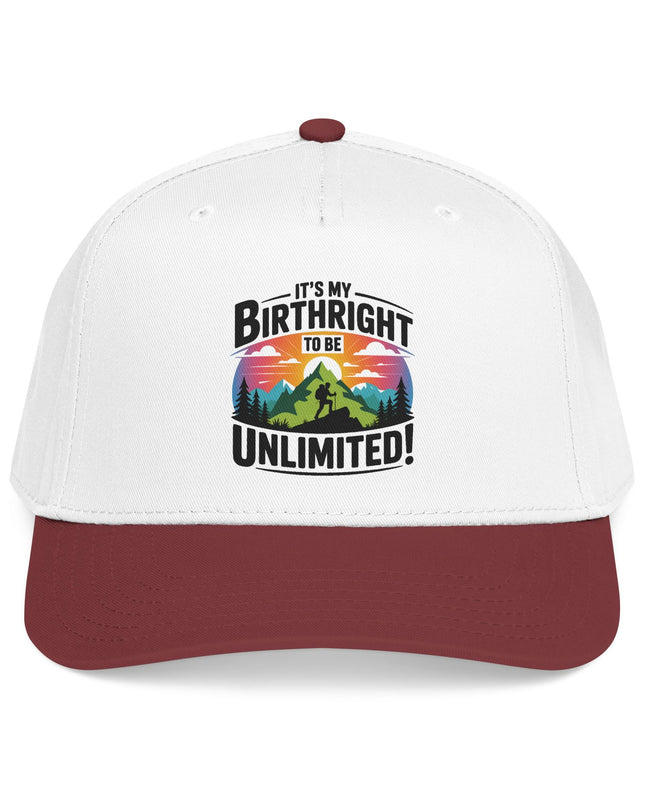 "It's my Birthright to be Unlimited" Mid Profile Baseball Cap