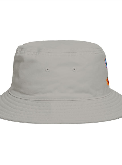 "Hummingbird and Poppies" Bucket Hat