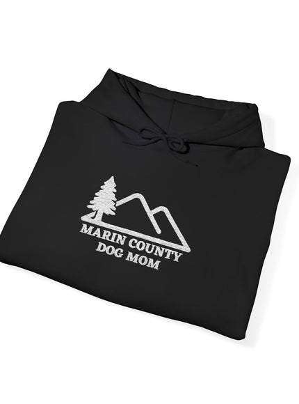"Marin County Dog Mom" Unisex Heavy Blend Hooded Sweatshirt