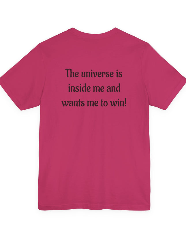 "The Universe is inside Me" Unisex Jersey Short Sleeve Tee