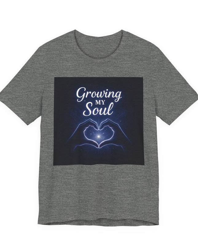 "Growing my soul, blue celestial" Unisex Jersey Short Sleeve Tee