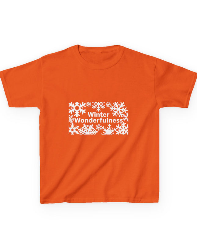"Winter Wonderfulness" Kids Heavy Cotton Tee