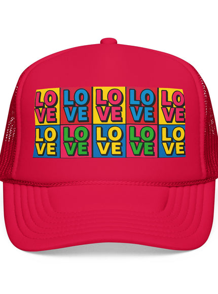 "Andy Warhol LOVE" Foam Trucker Hat