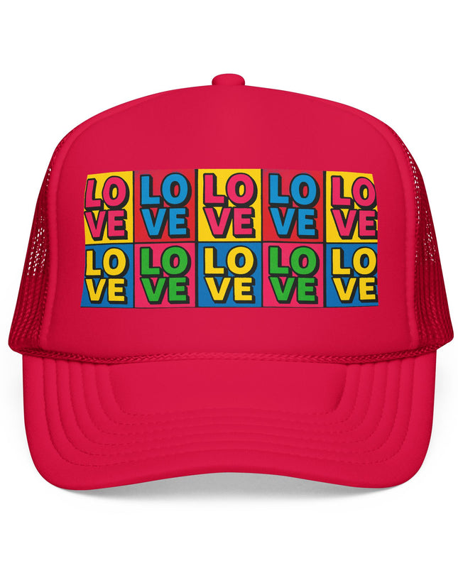 "Andy Warhol LOVE" Foam Trucker Hat