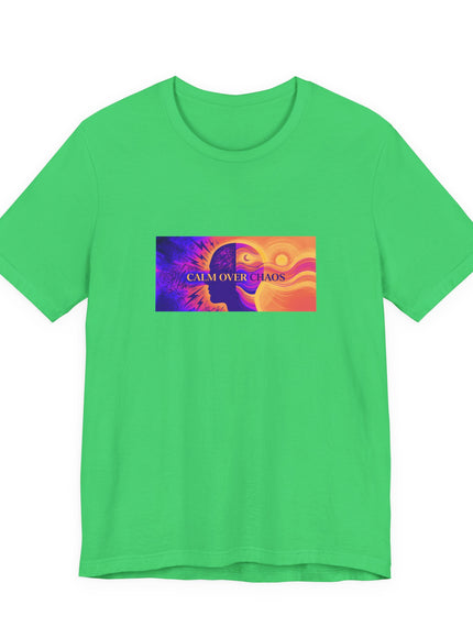 "Calm Over Chaos- Vivid" Unisex Jersey Short Sleeve Tee