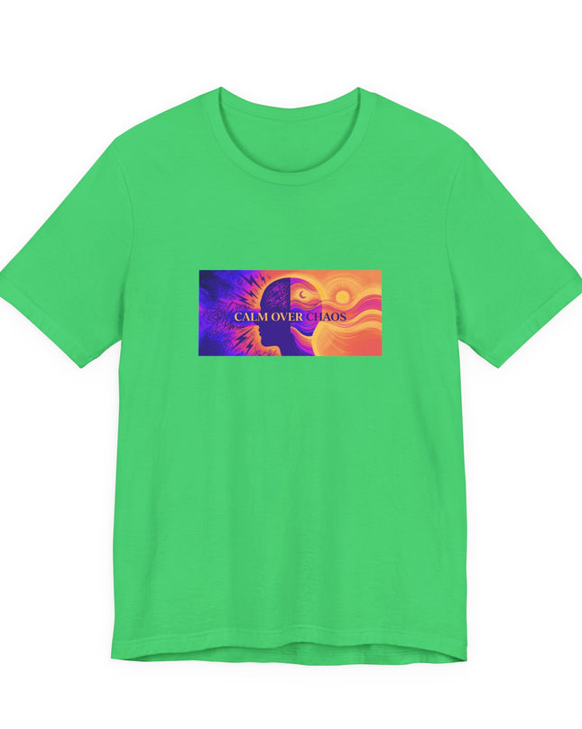 "Calm Over Chaos- Vivid" Unisex Jersey Short Sleeve Tee