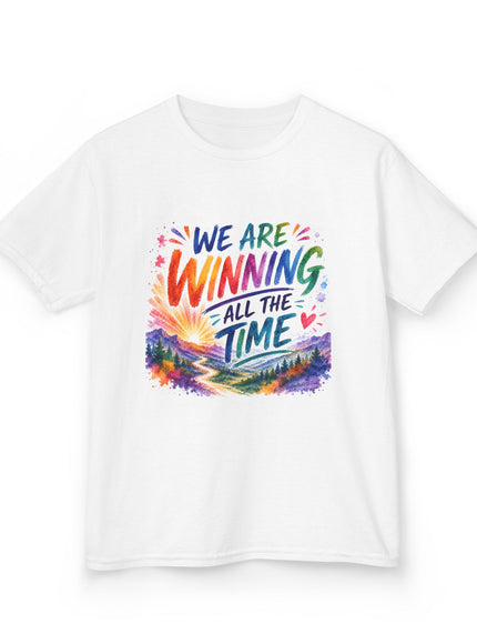 "We are Winning all the Time" Kids Heavy Cotton Tee