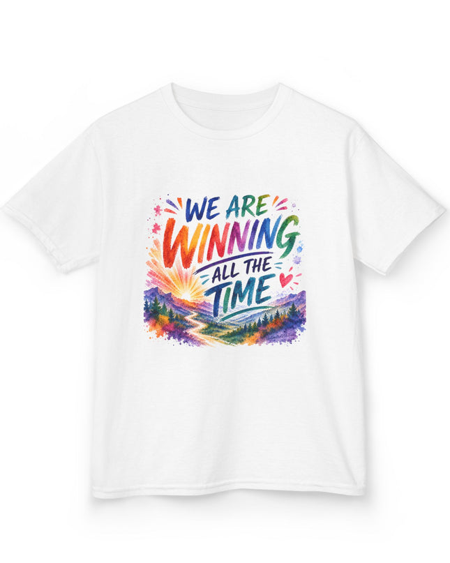 "We are Winning all the Time" Kids Heavy Cotton Tee