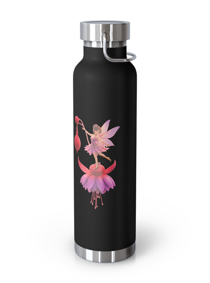 "Fuchsia Fairy" Copper Vacuum Insulated Bottle, 22oz