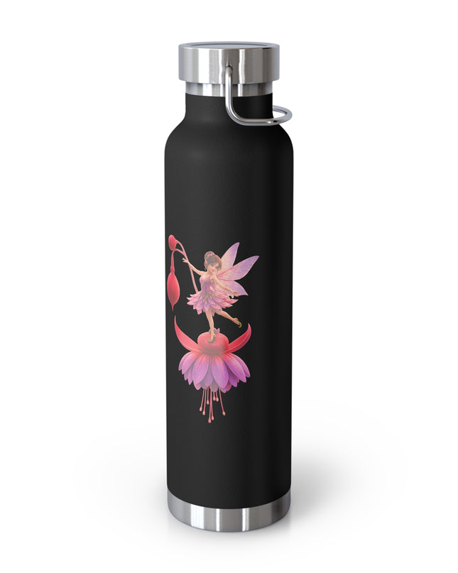 "Fuchsia Fairy" Copper Vacuum Insulated Bottle, 22oz