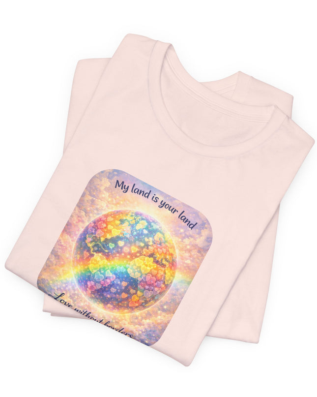 "My Land is Your Land" Unisex Jersey Short Sleeve Tee