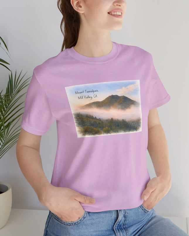 "Mount Tamalpais, Mill Valley, California" Unisex Jersey Short Sleeve Tee