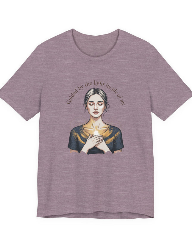 "Guided by the Light inside of Me" Unisex Jersey Short Sleeve Tee