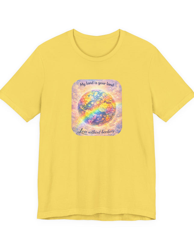 "My Land is Your Land" Unisex Jersey Short Sleeve Tee