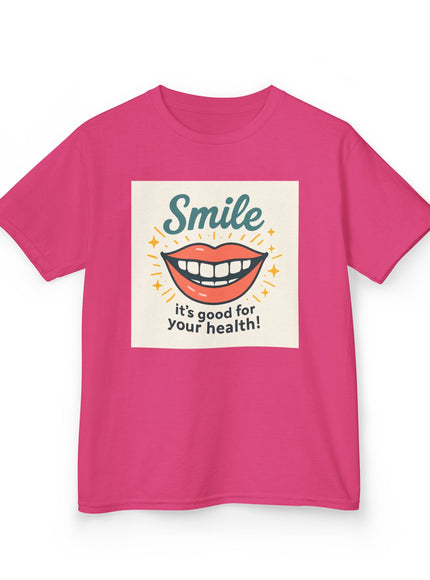 "Smile" Kids Heavy Cotton Tee