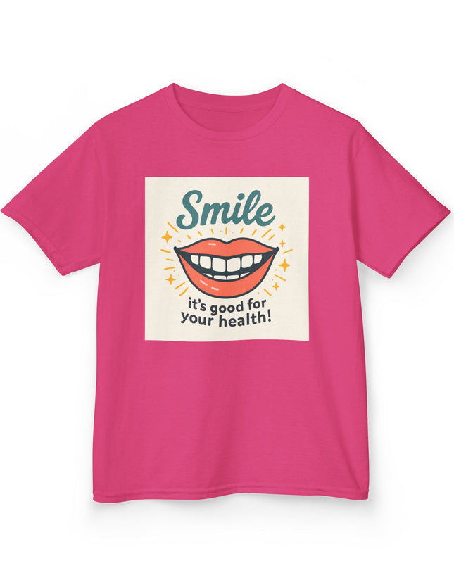 "Smile" Kids Heavy Cotton Tee
