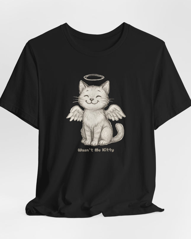 "Wasn't Me Kitty" Unisex Jersey Short Sleeve Tee