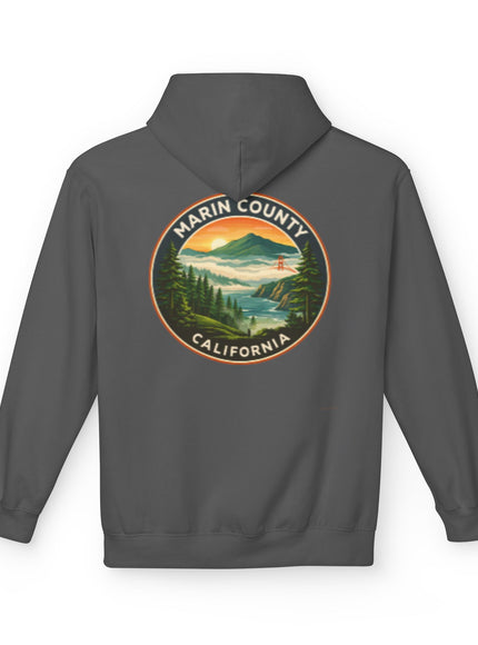 "Marin County, Above the Fog- no text" Unisex Midweight Softstyle Fleece Hoodie